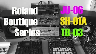 Roland Boutique JU-06/SH-01A/TB-03 Digitakt - Circuit dawless Deep tech