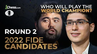 2022 FIDE Candidates | Magnus’ Challengers Clash! Fabiano v. Nepo | Round 2