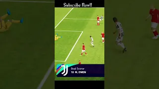 what a goal by Owen #shorts #pes #konami #pes2021