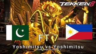 Tekken 8: Yoshimitsu Second Mirror Match vs @Flashimitsu  | Pakistan vs Philippines Showdown! FT 7