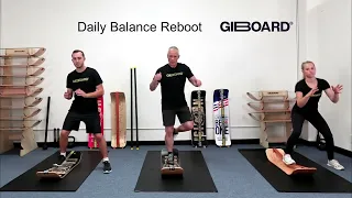 Daily Balance Reboot Exercise Demonstration on a GiBoard Balance Board