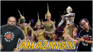Watching THAILAND'S Masked Dance Performance at BANGKOK'S Beautiful Royal Sala Theater