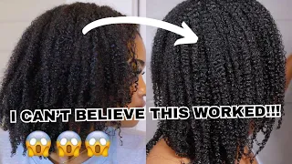 I tried the Maximum Hydration Method on my WAIST LENGTH HAIR!!! | CRAZY DEFINITION on Type 4 Hair!!!