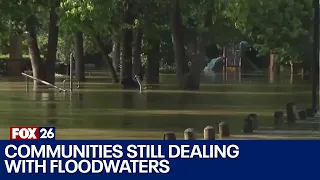 Some communities still dealing with floodwaters