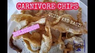 CARNIVORE CHIPS! ~ Chicken Skin Chips