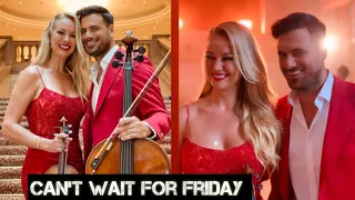 Stjepan Hauser And Caroline Campbell Finally Shoot Video Now Can't Wait For Release Mean Next Friday