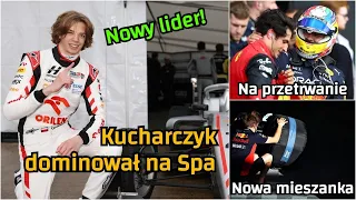 Mocny sygnał Kucharczyka. Mamy lidera GB3! O przyszłości Pereza i Sainza i nowych mieszankach w #F1