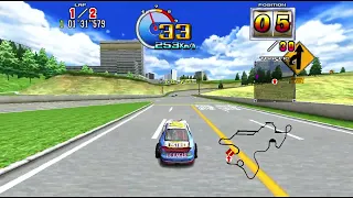 Daytona USA 2 Power Edition: Expert Course Arcade [Automatic] Easy Car Challenge!