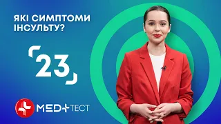 MED+ Тест 23 | Які симптоми інсульту? Як допомогти людині з інсультом?