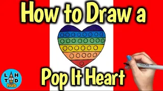 How to Draw a Pop It Heart