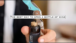 How to open a bottle of wine - Italian Sommelier step by step guide