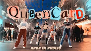 [K-POP IN PUBLIC| ONE TAKE](여자)아이들 ((G)I-DLE)- '퀸카(QUEENCARD)' dance cover by CRYSTALLINE