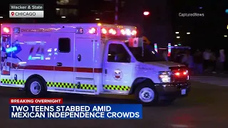 2 teenagers stabbed in downtown Chicago during Mexican Independence Day celebrations