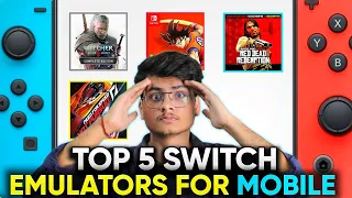 TOP 5 Nintendo Switch Emulators For Android 2024 | PC Games ON Mobile