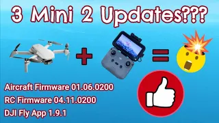 DJI Mini 2 Firmware Update (Aircraft and RC) / Fly App Update 1.9.1