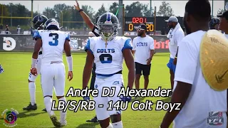 FREE FLOW VISUALS - #8 Andre DJ Alexander of the 14U Colt Boyz Mic'd Up in the UYFL Nationals.