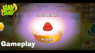 Hay Day Red Beanie Hat - Level 188 Gameplay😍