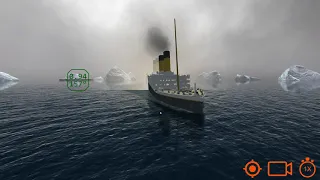 Sinking The RMS Titanic With An Iceberg | Ship Handling Simulator