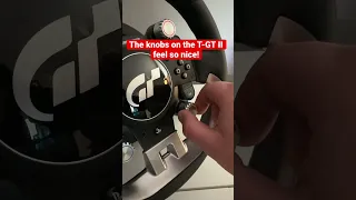 These knobs are so satisfying to use on the Thrustmaster T-GT II Wheel