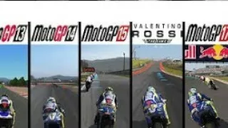 Motogp 13 vs motogp 14 vs motogp 15 vs Valentino rosie the game vs motogp 17 (full Comparison)