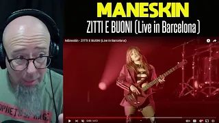 Måneskin - ZITTI E BUONI Live in Barcelona Reaction