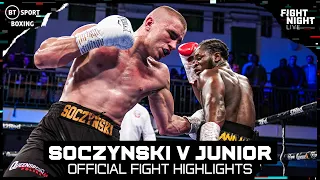 What a four round war! | Socznyski v Junior | Boxing Highlights