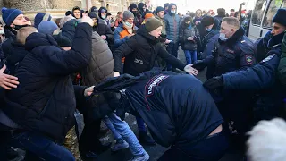 Thousands across Russia rally for jailed opposition leader Alexei Navalny