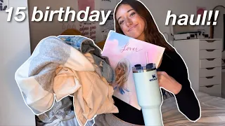 what i got for my 15th birthday!! | Vlogmas day 2