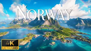 FLYING OVER NORWAY (4K Video UHD) - Peaceful Piano Music With Beautiful Nature Film For Relaxation