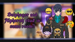 || Belphegor and Alpheratz stuck in the same room?! || gacha club || Arcana twilight &obey me! ||