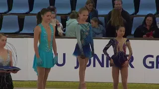 Ladies Award Ceremony   ISU JGP 1 AUS 2017