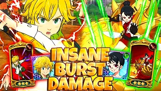 ABSURD DPS?! VALENTI + LOSTVAYNE MELIODAS CRIT DAMAGE TEAM!! | Seven Deadly Sins: Grand Cross