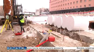 Нижегородские метростроевцы начали рыть котлован для новой станции