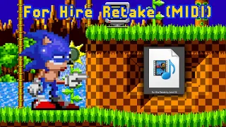 FNF -  For Hire Reshipped + MIDI / VS Dorkly Sonic - Funkin For Hire Retake [FANMADE] Demo