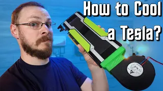 How do you cool an nVidia Tesla GPU?