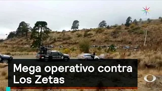 Mega operativo contra Los Zetas  - Inseguridad - Denise Maerker 10 en punto