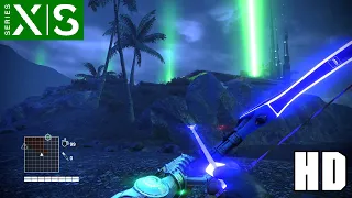 Far Cry Blood Dragon - STEALTH OUTPOST LIBERATION - UNDETECTED KNIFE ONLY (XSX Gameplay/1080p 60fps)