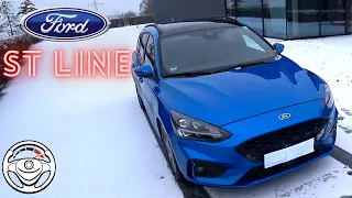 150HP Ford Focus 1,5 EcoBoost ST-LINE Turnier LED DAB //// 4K POV TESTDRIVE ON GERMAN AUTOBAHN