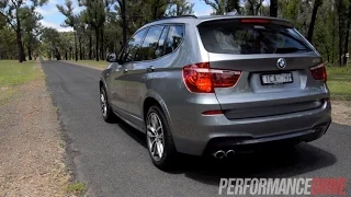 2015 BMW X3 xDrive28i 0-100km/h & engine sound