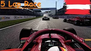 F1 2018 - Austria - 5 Lap Race with Sebastian Vettel [1080p60FPS]