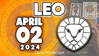 𝐋𝐞𝐨 ♌ ❌𝐖𝐀𝐑𝐍𝐈𝐍𝐆❌ 𝐆𝐎𝐃 𝐖𝐀𝐑𝐍𝐒 𝐘𝐎𝐔 😨 𝐇𝐨𝐫𝐨𝐬𝐜𝐨𝐩𝐞 𝐟𝐨𝐫 𝐭𝐨𝐝𝐚𝐲 APRIL 2 𝟐𝟎𝟐𝟒 🔮#horoscope #new #tarot #zodiac