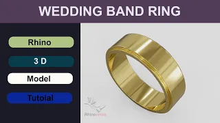 wedding band ring /rhino 3d/tutorial