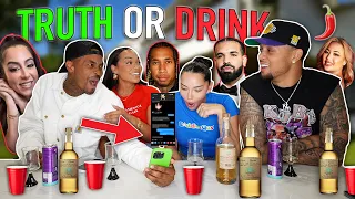 TRUTH OR DRINK EXPOSING CELEBRITIES!! W/ HEATHER & TRELL!! (🌶🔥👀)