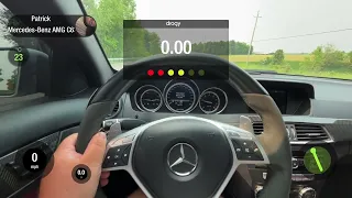 STOCK Mercedes-Benz AMG C63 12.1 1/4 mile