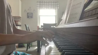 Chattanooga Choo Choo from Alfred’s Level 1 Piano Book on an Old Honky-Tonk Piano