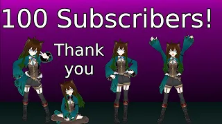 Thank you so much for 100 subscribers