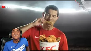 iShowSpeed Reacts To Ronaldos KFC Ad💀