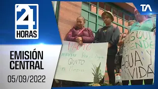 Noticias Ecuador: Noticiero 24 Horas 05/09/2022 (Emisión Central)