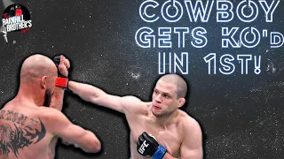 Alex Morono KO's Cowboy Cerrone in UFC Fight Night co-main event!