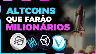 Altcoins que farão milionários na próxima Bull Run!